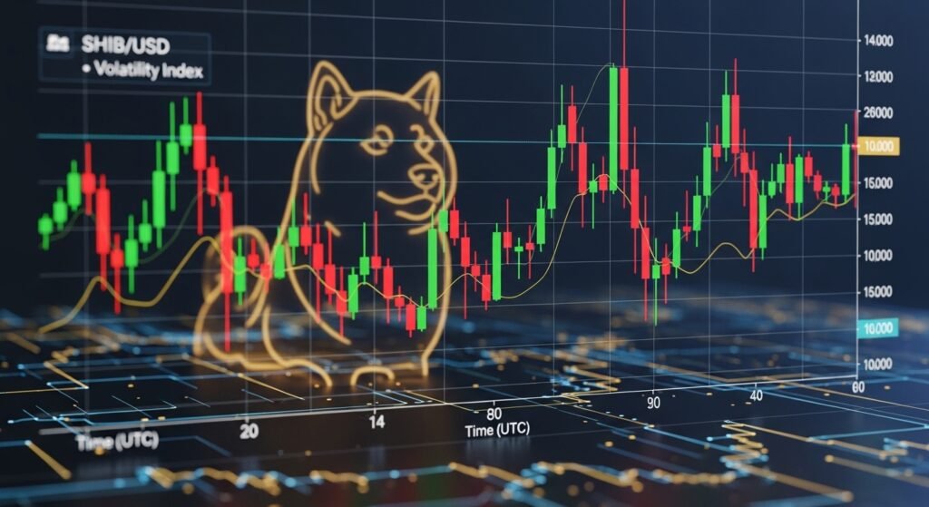 2026년 1분기 시바이누(SHIB) 가격 변동성 분석 차트